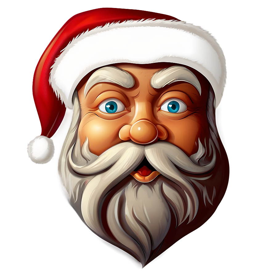 Santa Face Icon Png 36