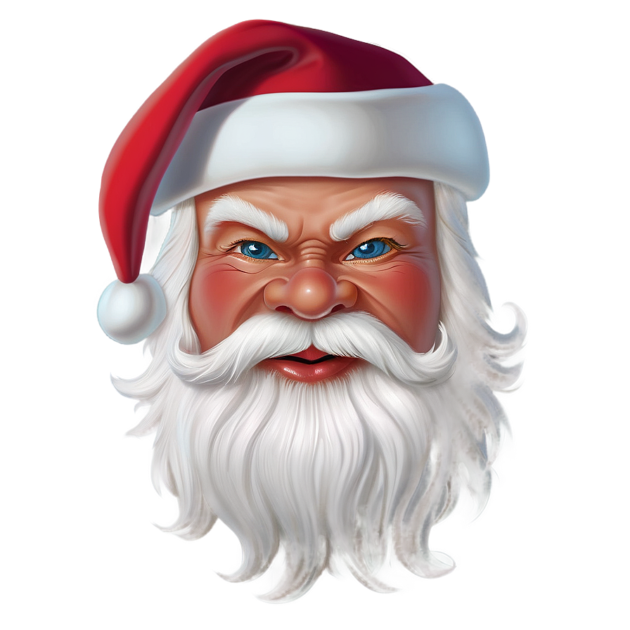 Santa Face Outline Png Chr80