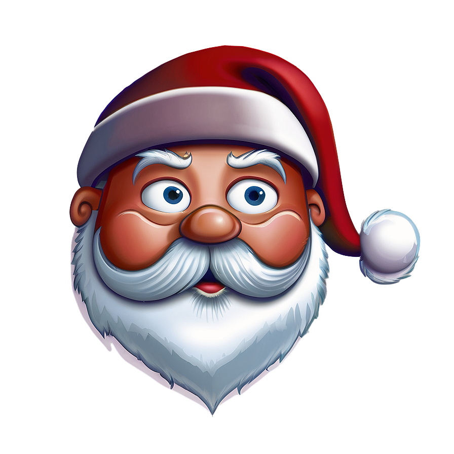 Santa Face Png 06282024