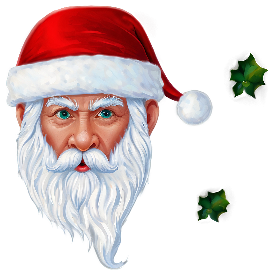 Santa Face Profile Png 06282024