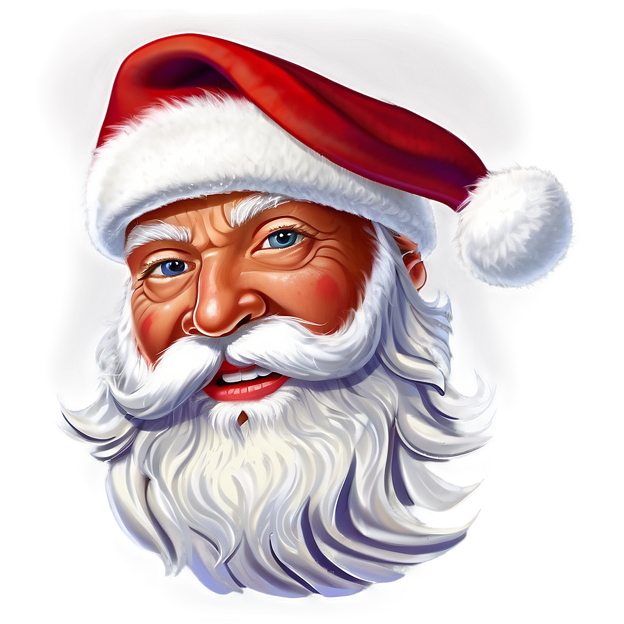 Santa Face Profile Png Gmn