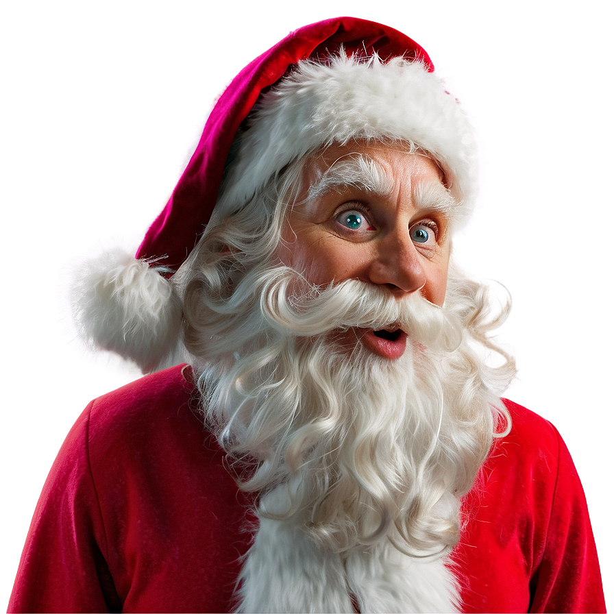 Santa Face With Elves Png Rpi41