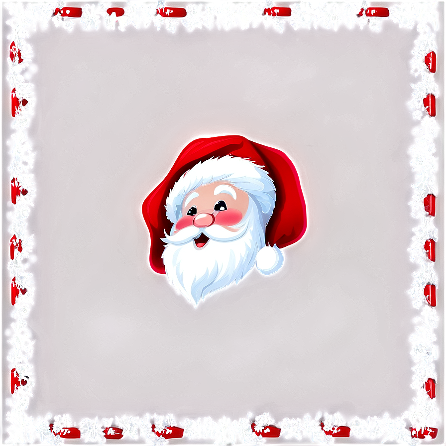 Santa Frame Png Fuj15