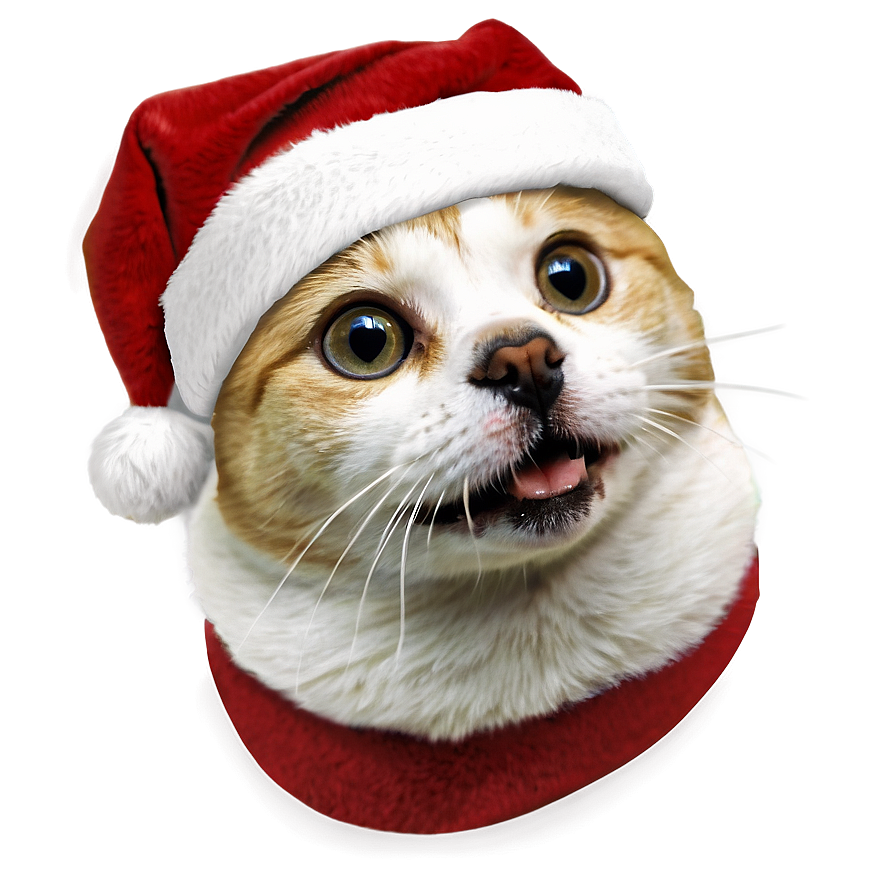 Santa Hat For Pets Png 63