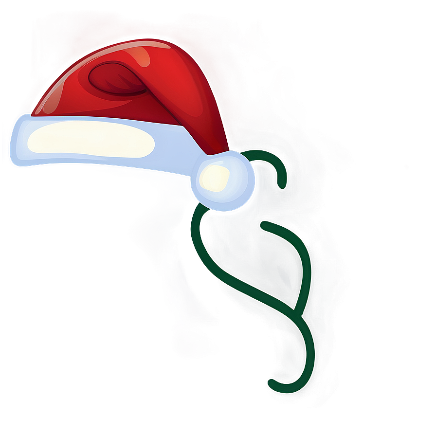 Santa Hat Outline Clipart Png Pfe91