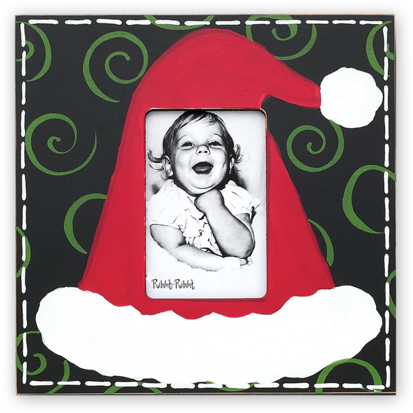 Santa Hat Photo Frame Design