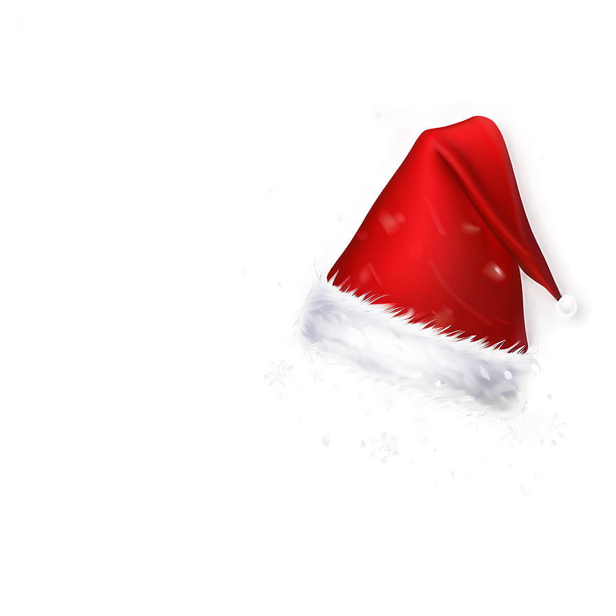 Santa Hat With Snowflakes Png 10