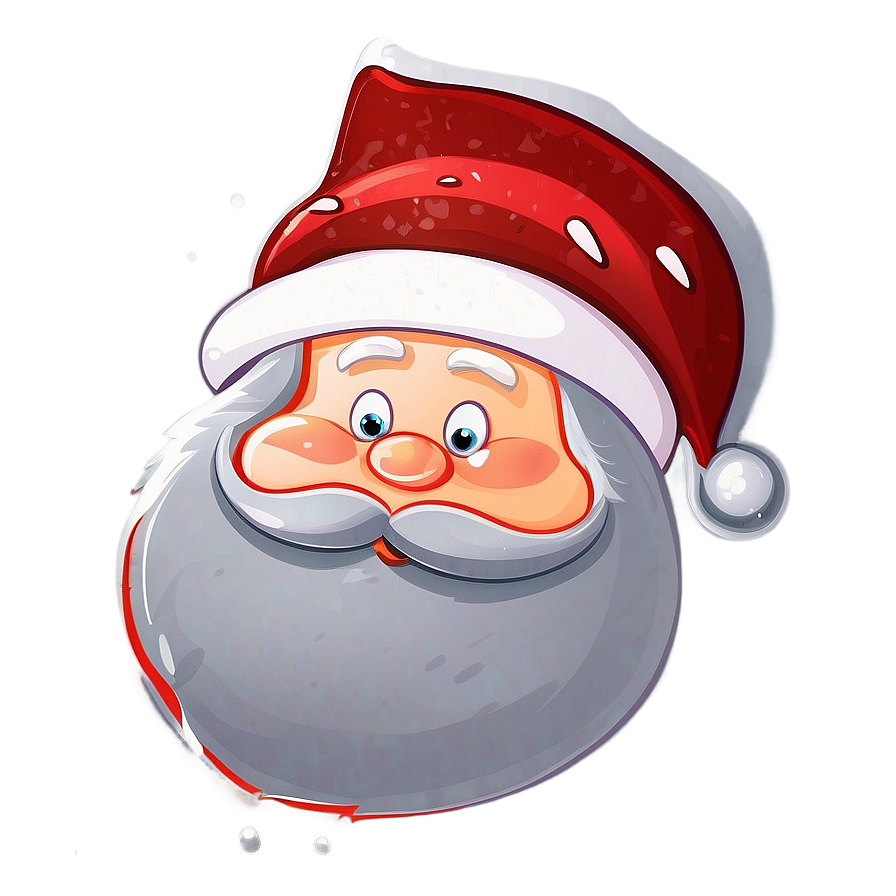 Santa In Snow Cartoon Png Ids7