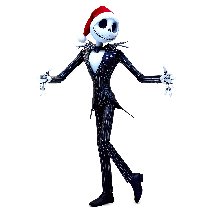 Santa Jack Skellington Celebration Png 06292024