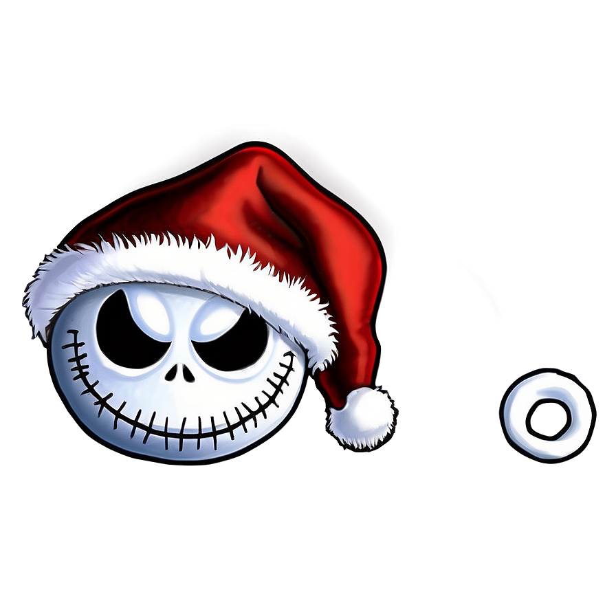 Santa Jack Skellington Chimney Png Vbl