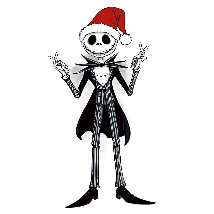 Santa Jack Skellington Ho Ho Ho Png 47