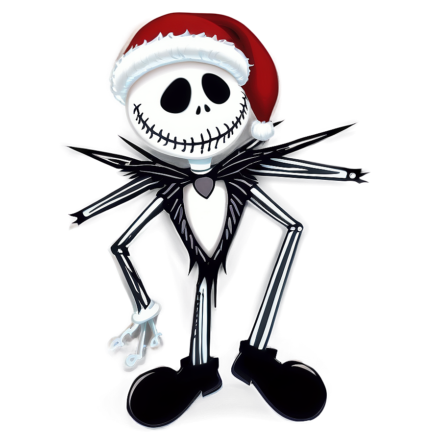 Santa Jack Skellington Merry Png Vvc