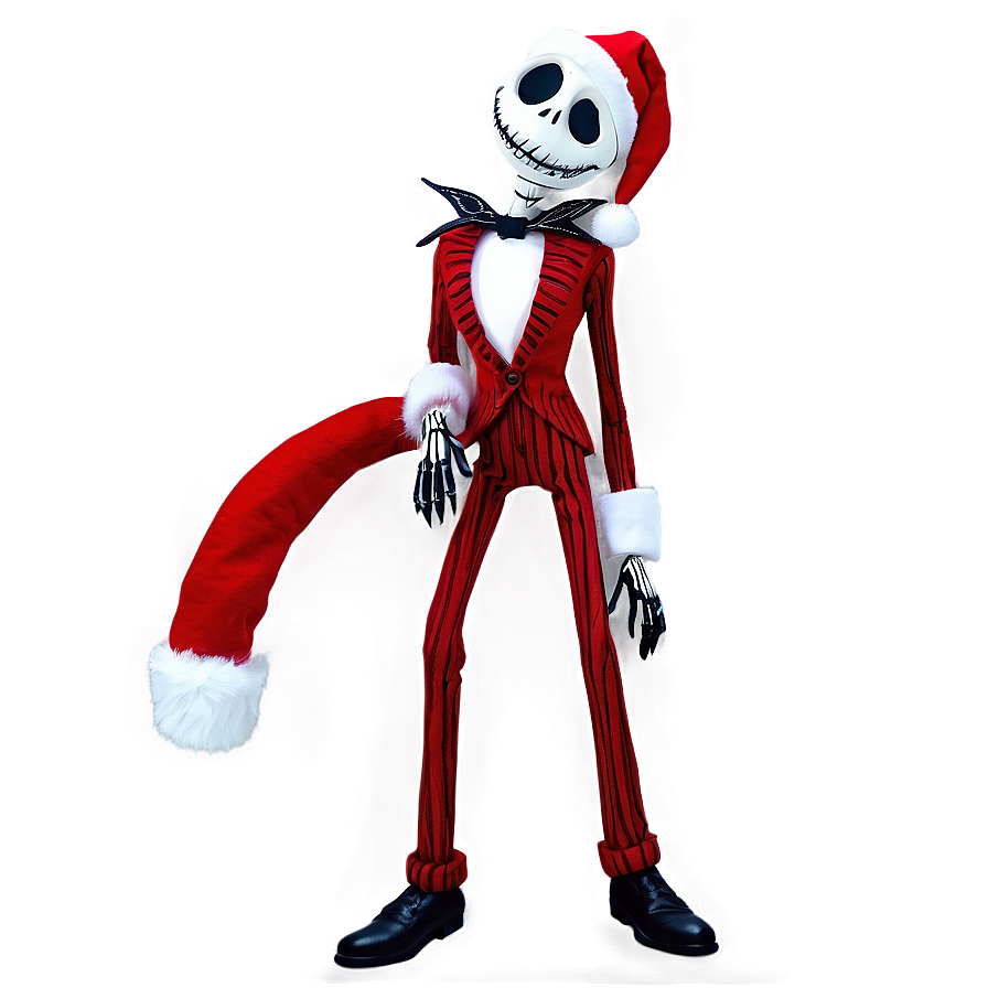 Santa Jack Skellington Night Png Prt77