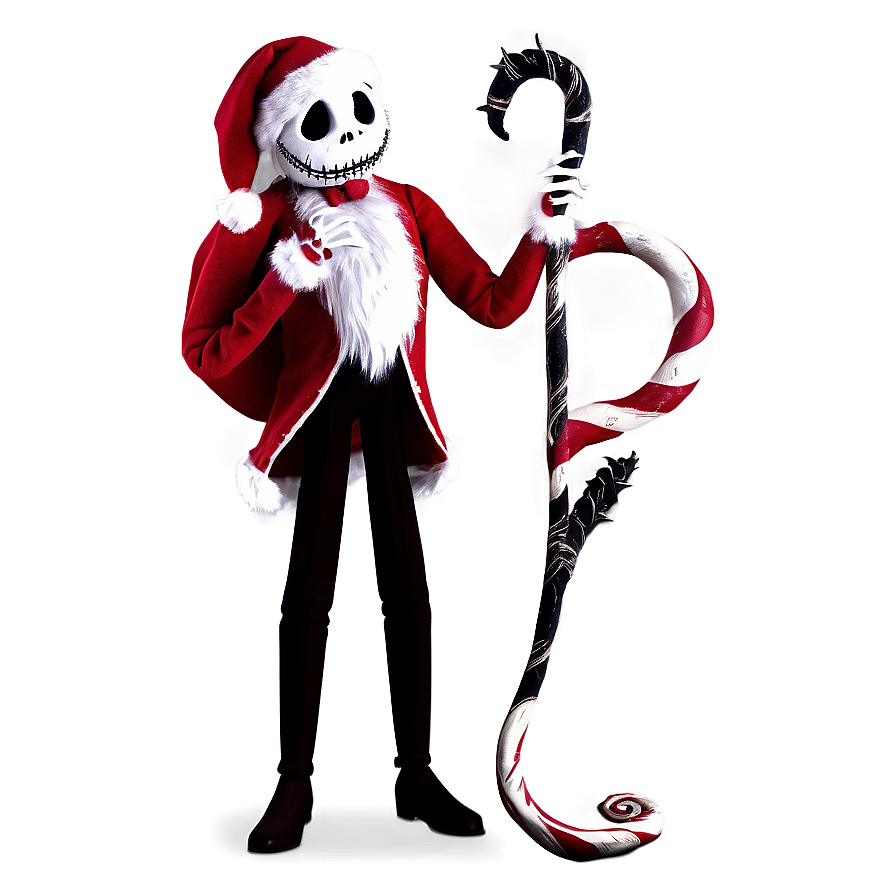 Santa Jack Skellington Pose Png 82