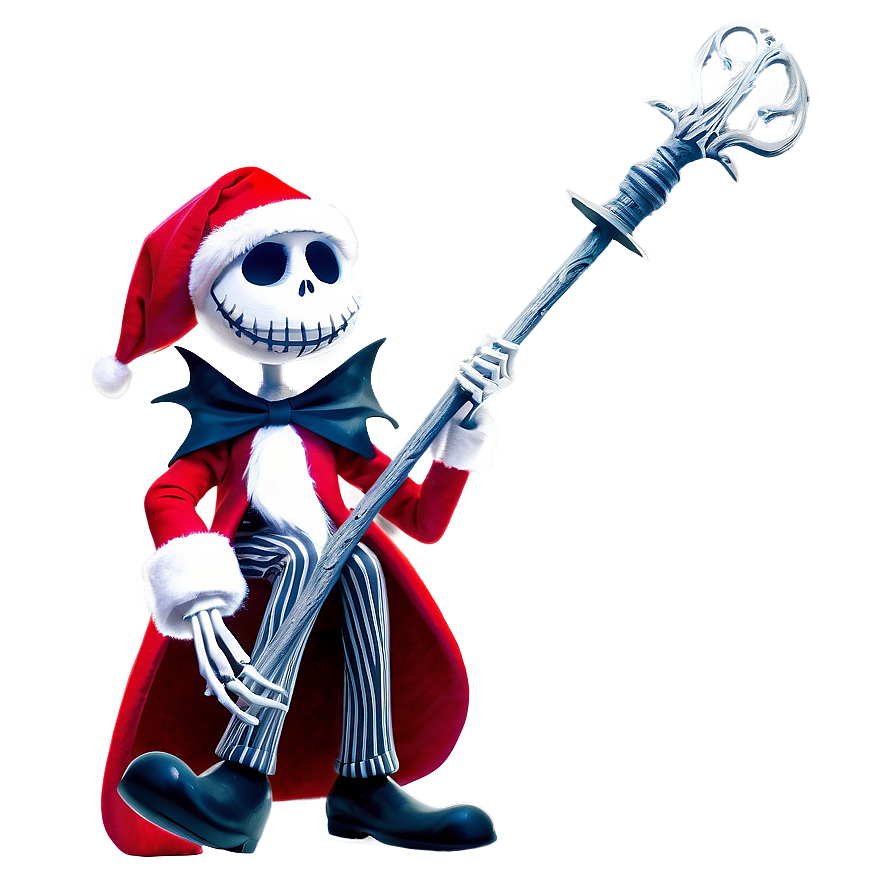 Santa Jack Skellington Wonderland Png Hvd