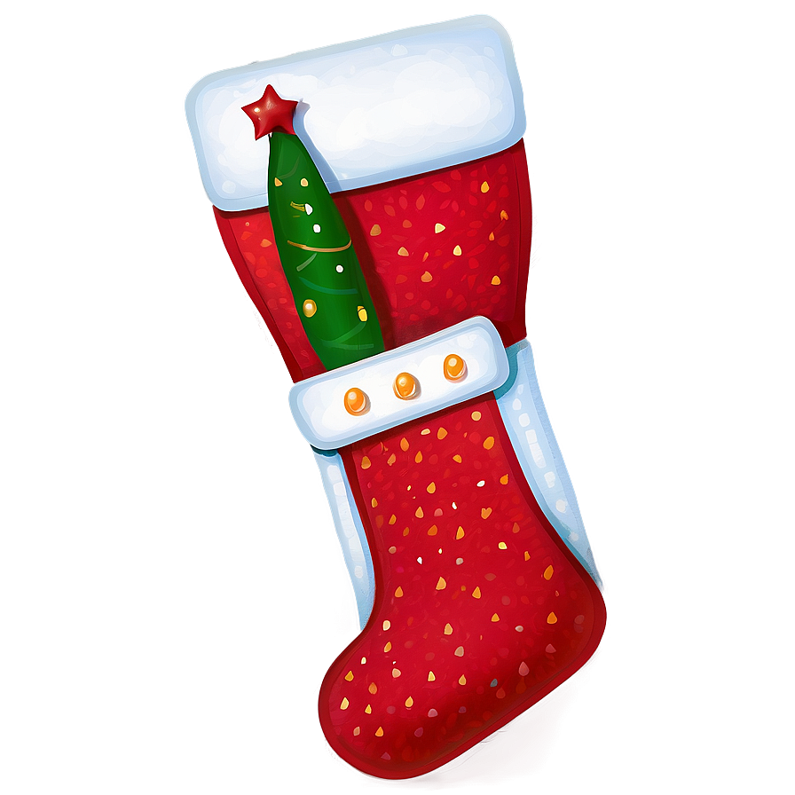 Santa Stocking Png 65