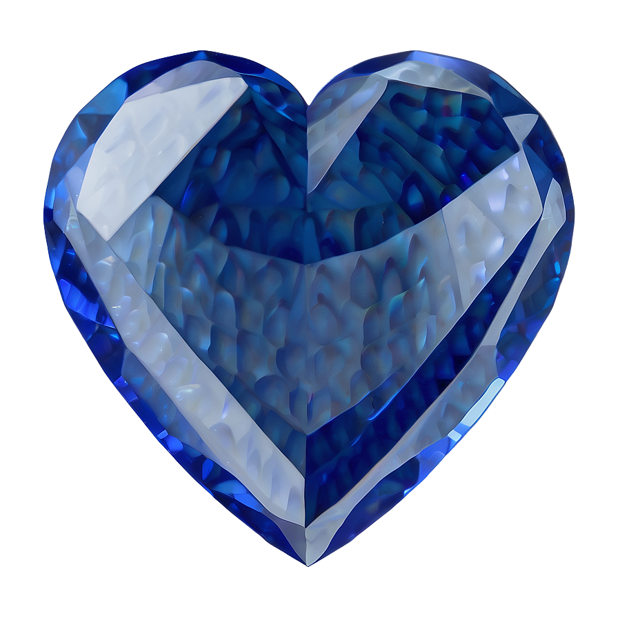 Sapphire Blue Heart Emoji Png 46