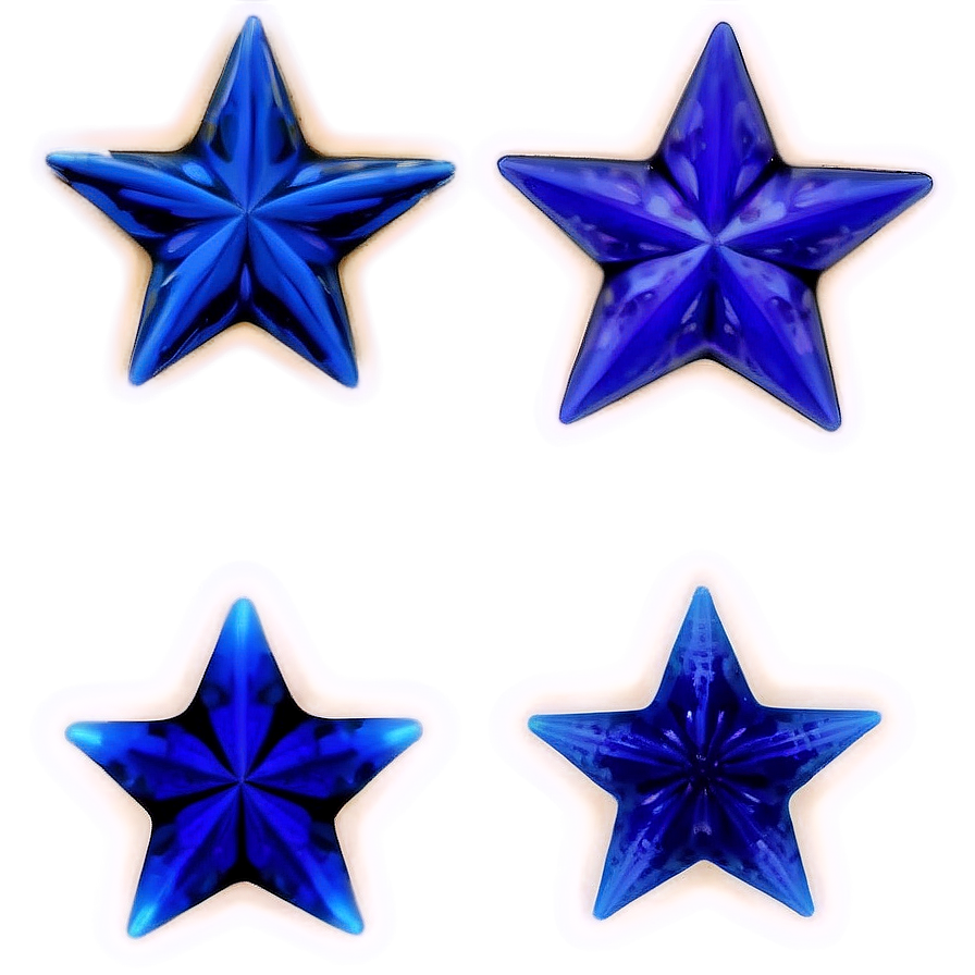 Sapphire Blue Stars Png Otl61