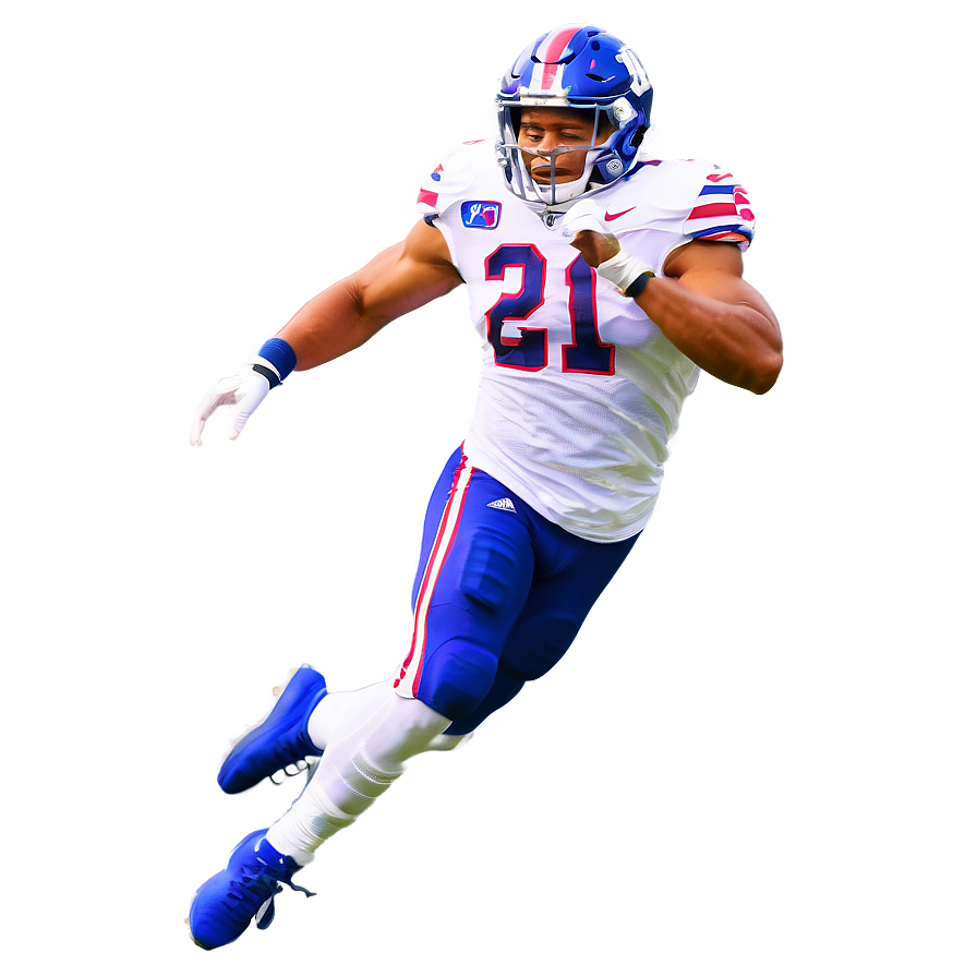 Saquon Barkley Game-winning Pose Png Qjj46