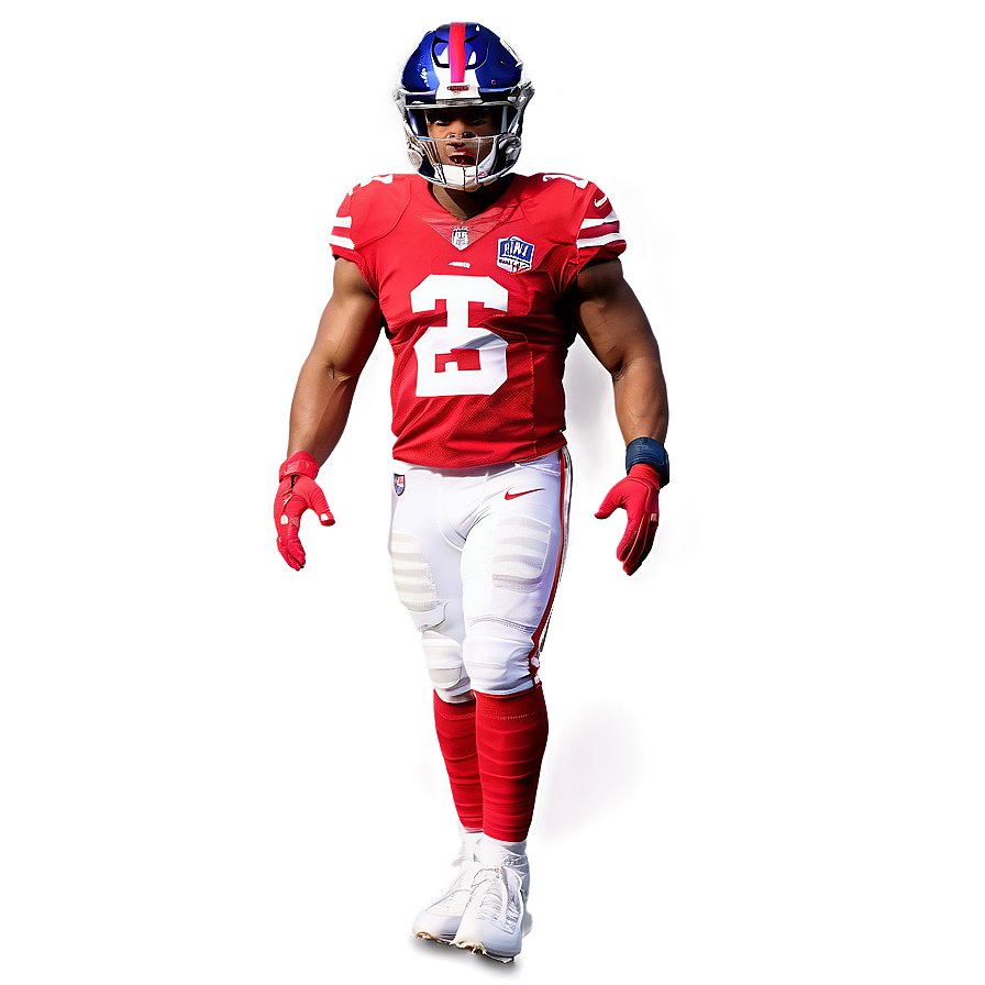 Saquon Barkley Ny Giants Uniform Png Sor55