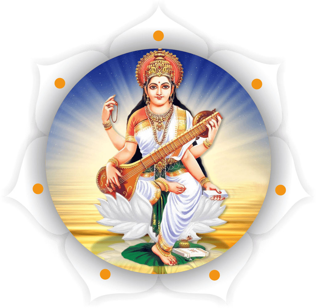 Saraswati Hindu Goddess Art