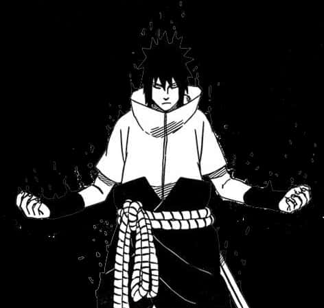 Sasuke Meditationin Darkness