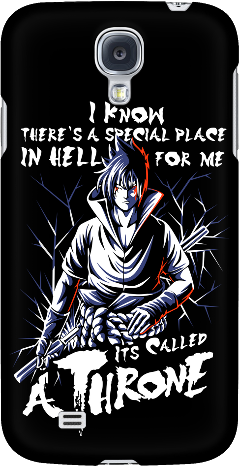 Sasuke Throne Quote Phone Case