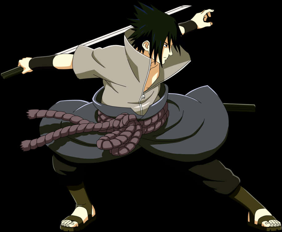 Sasuke_ Uchiha_ Action_ Pose