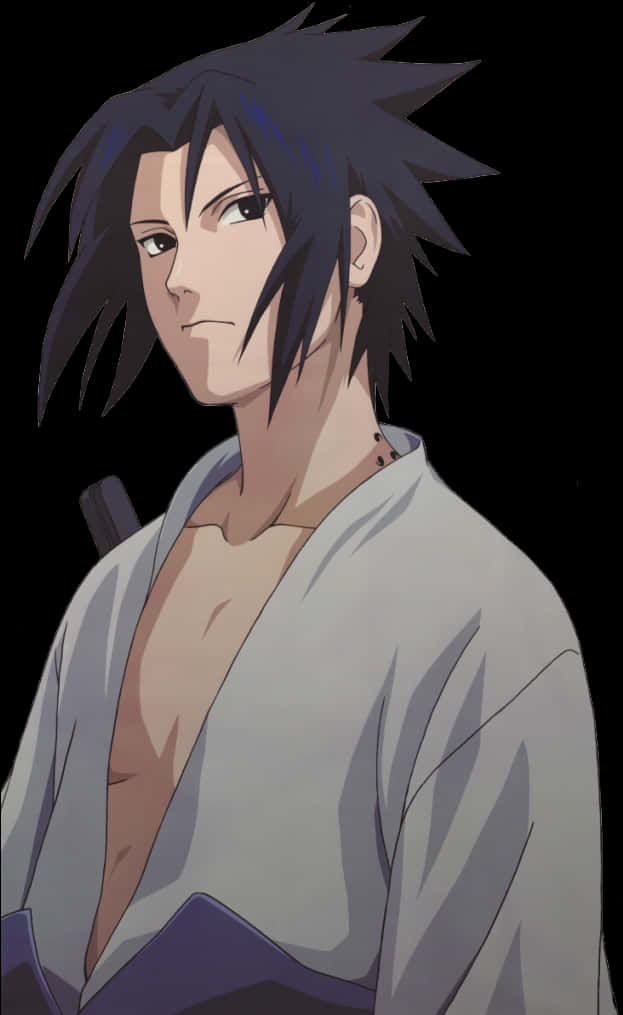 Sasuke Uchiha Anime Portrait