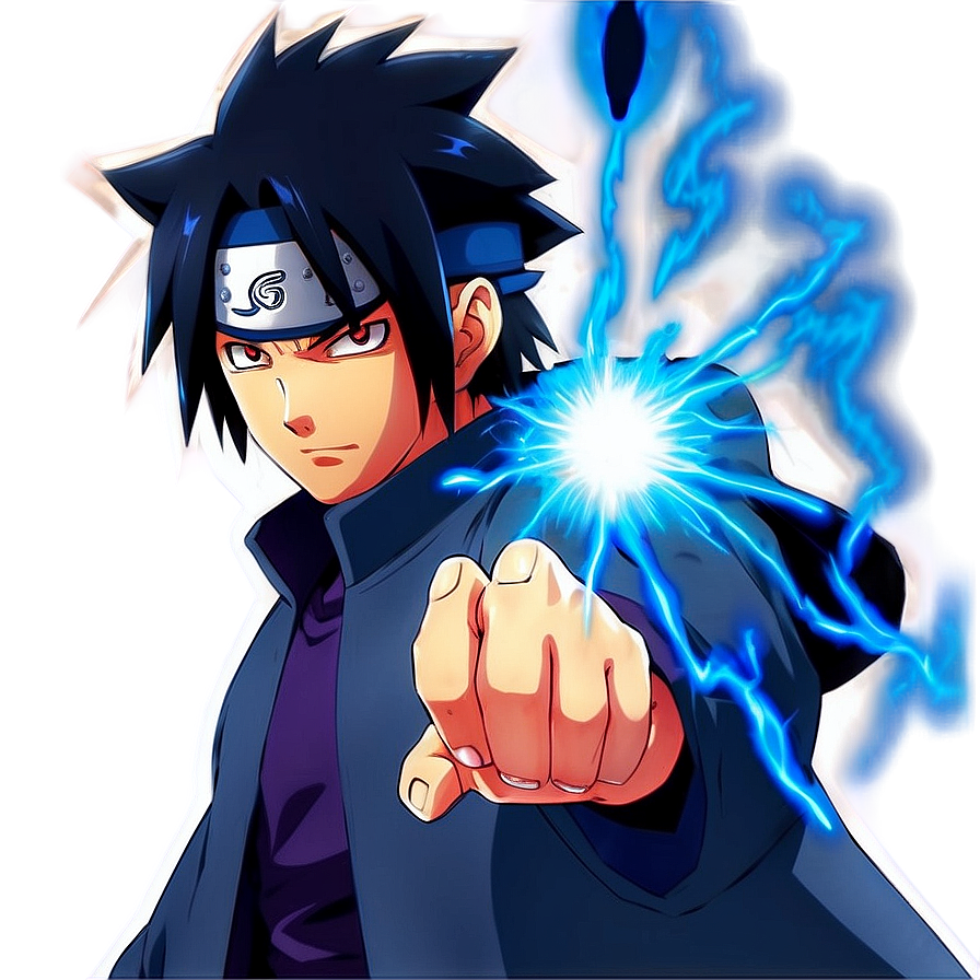 Sasuke Uchiha Chidori Attack Png 17