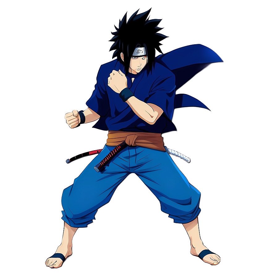 Sasuke Uchiha Iconic Pose Png 06242024