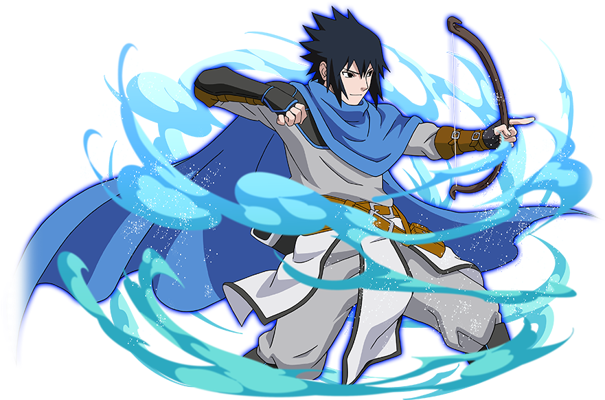 Sasuke Uchiha Water Dragon Jutsu