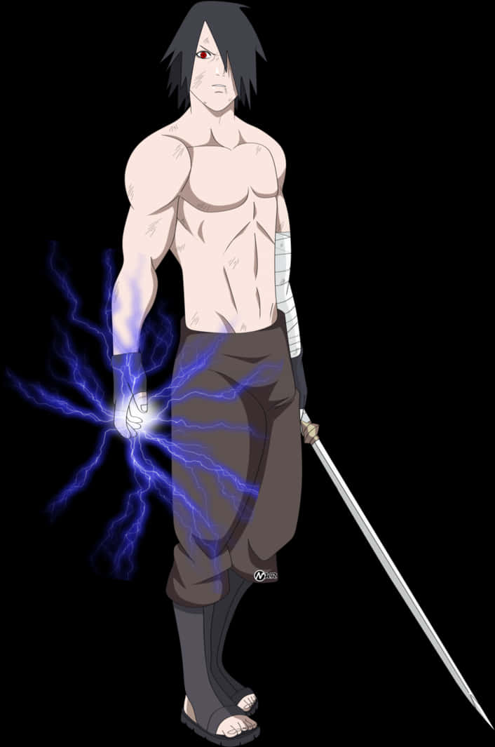 Sasuke_ Uchiha_ With_ Chidori