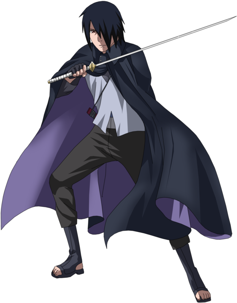 Sasuke Uchiha With Sword