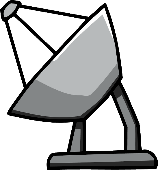 Satellite Dish Vector Illustration