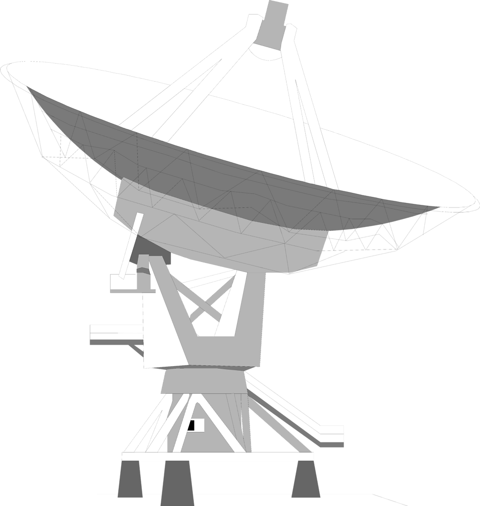 Satellite Dish Vector Illustration