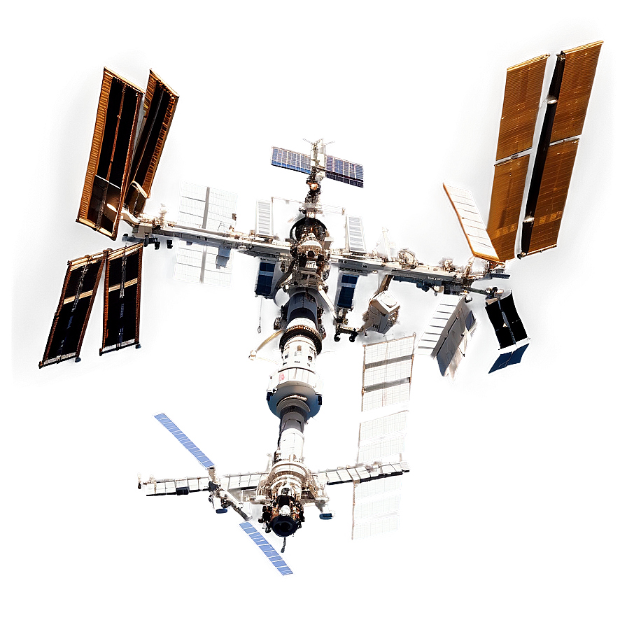 Satellite View Of Iss Over Earth Png Cfy