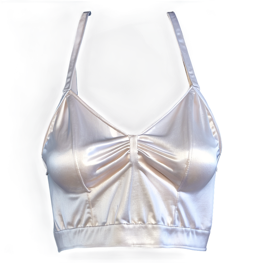 Satin Crop Top Png Alv