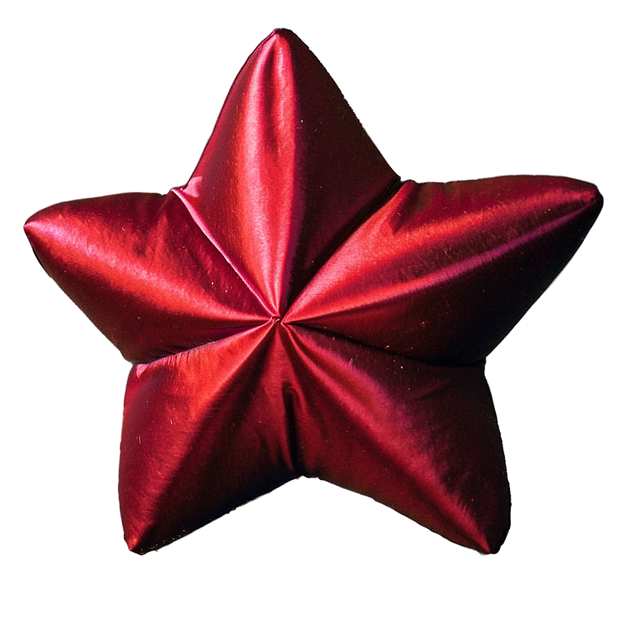 Satin Red Star Png 95