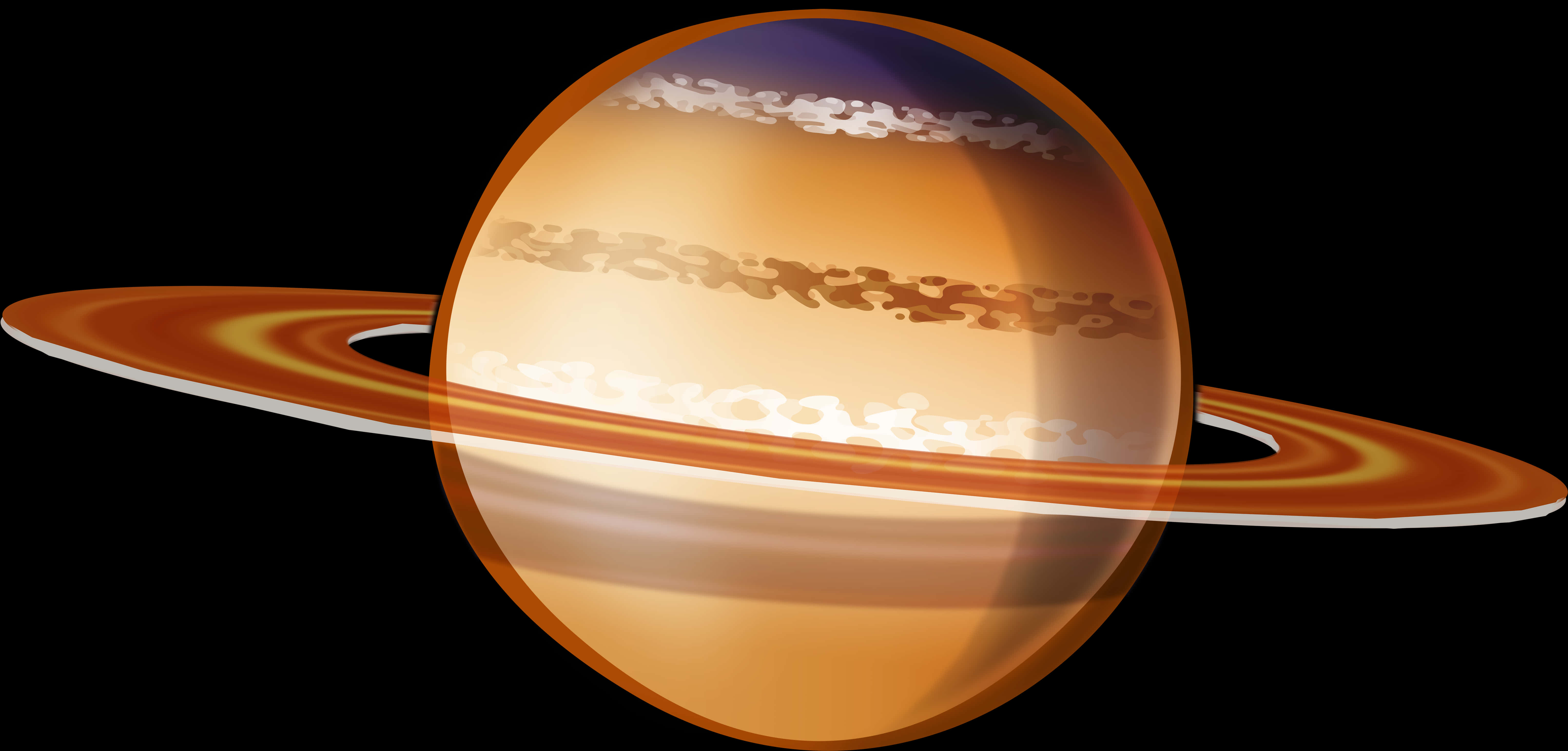 Saturn Planet Illustration