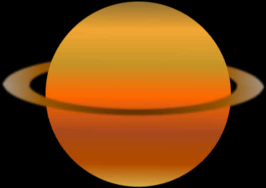 Saturn Planet Illustration