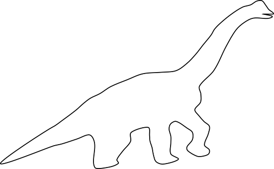 Sauropod Silhouette Graphic