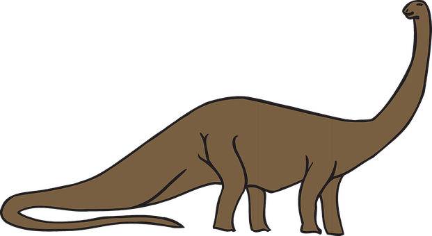 Sauropod Silhouette Graphic