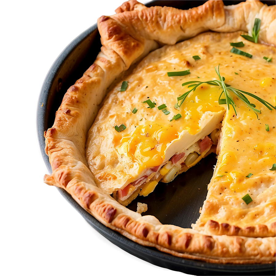 Savory Bacon And Egg Pie Png 05232024