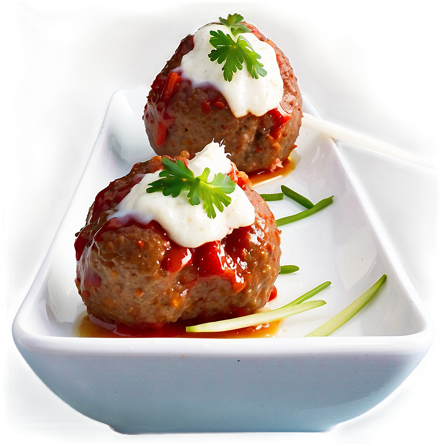 Savory Meatballs Png 3