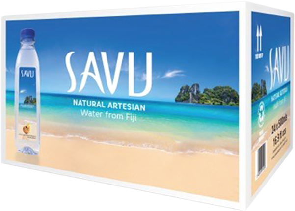 Savu Fijian Artesian Water Packaging