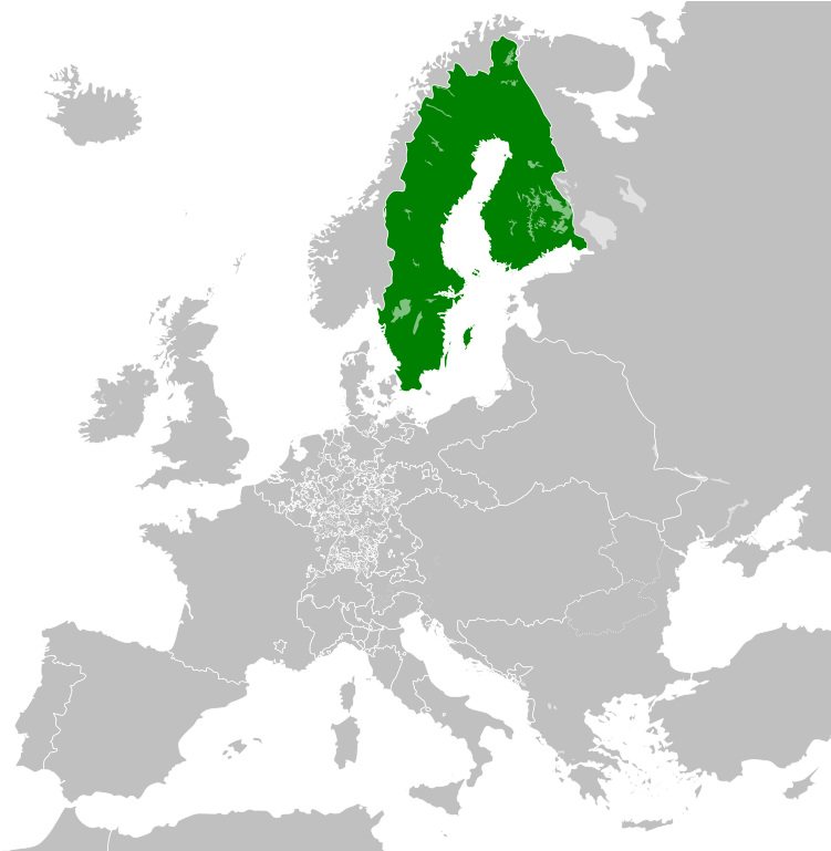 Scandinavia Highlighted Map