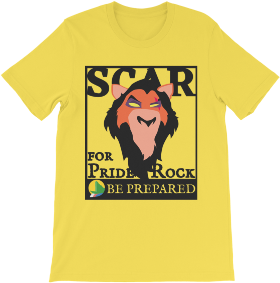 Scar Pride Rock Be Prepared T Shirt