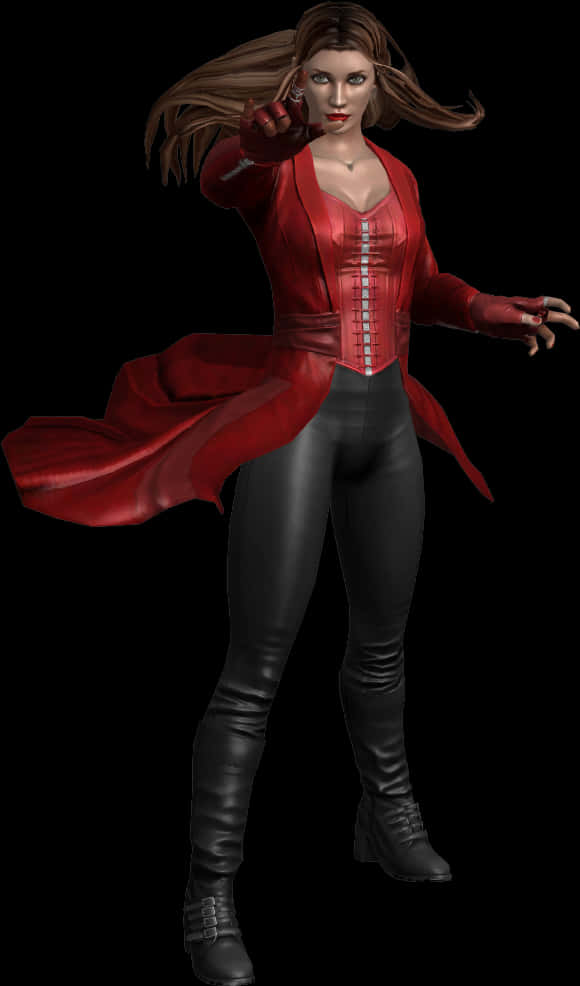 Scarlet Witch3 D Model Pose