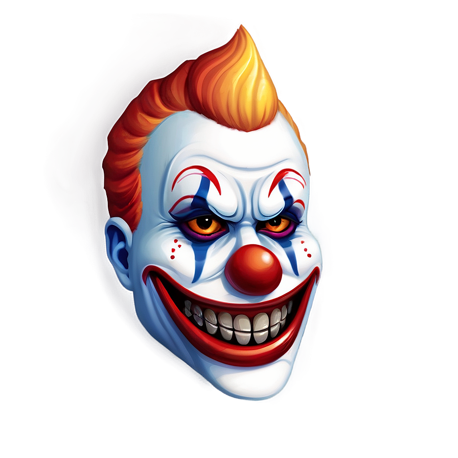 Scary Clown Emoji Png 05252024